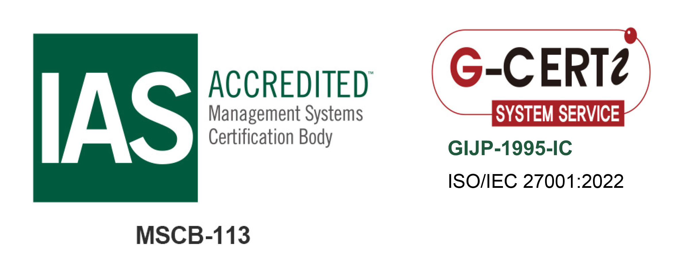 IAS ACCREDITED Management Systems Certification Body / G-CERTI SYSTEM SERVICE